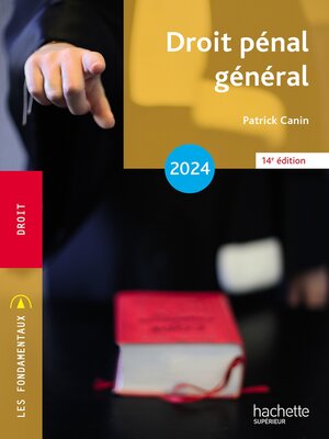 cover image of Fondamentaux--Droit pénal général 2024